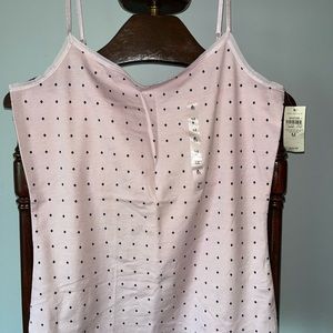 Ann Taylor  Spaghetti Strap Pink Tank Top Size Medium